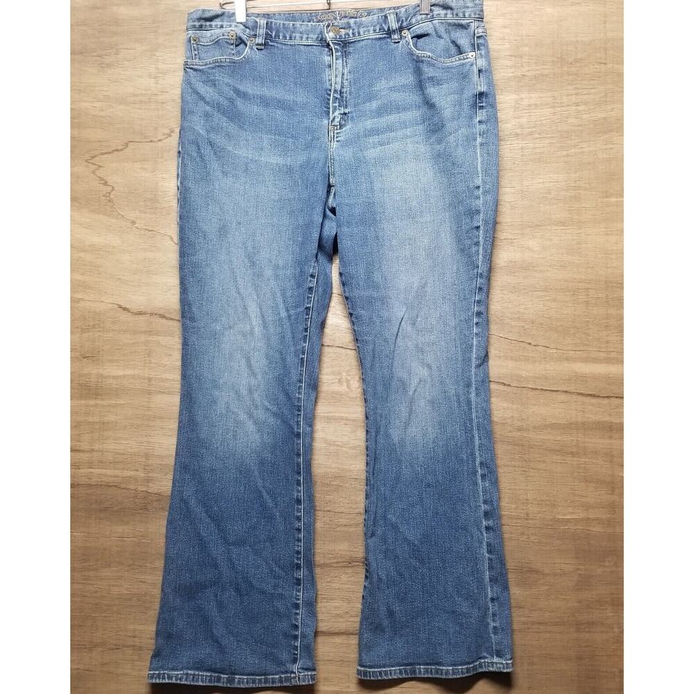 Lauren Jeans Co. Womans Size 16 High Rise Boot Cut Blue Ralph Lauren